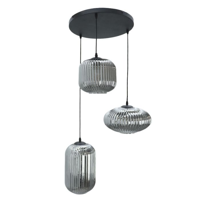 Retro pendant light grey, Charlois