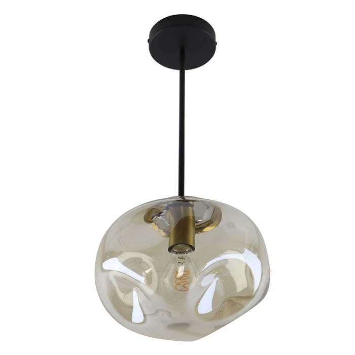 Design pendant light amber, Evita