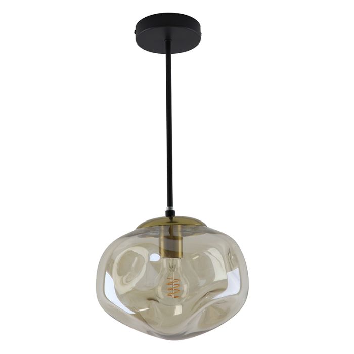 Design pendant light amber, Evita