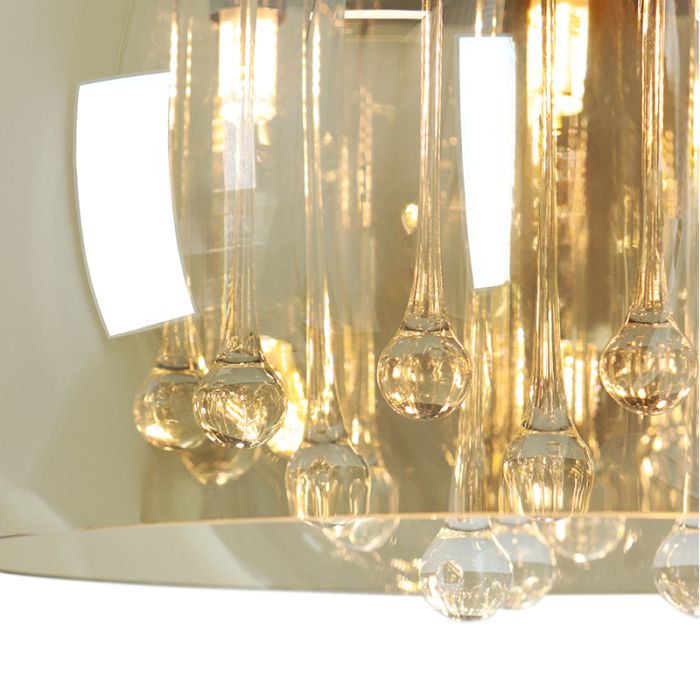 Design pendant light amber, Lorenzo