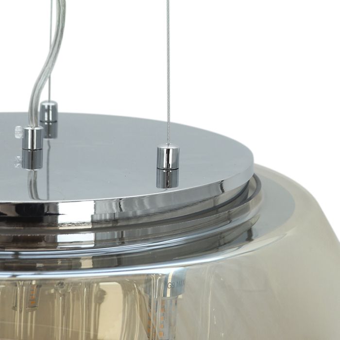 Design pendant light amber, Lorenzo
