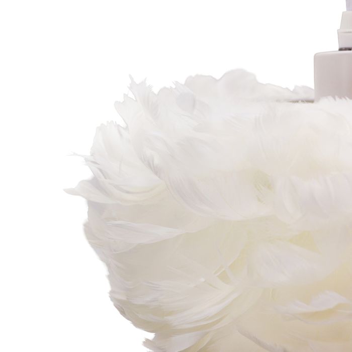 Fabric pendant light white, Suzie