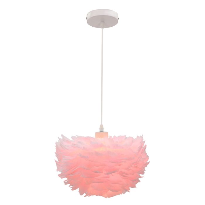 Fabric pendant light pink, Suzie