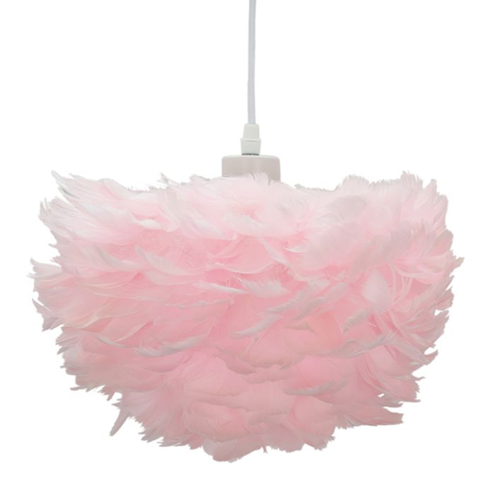 Fabric pendant light pink, Suzie