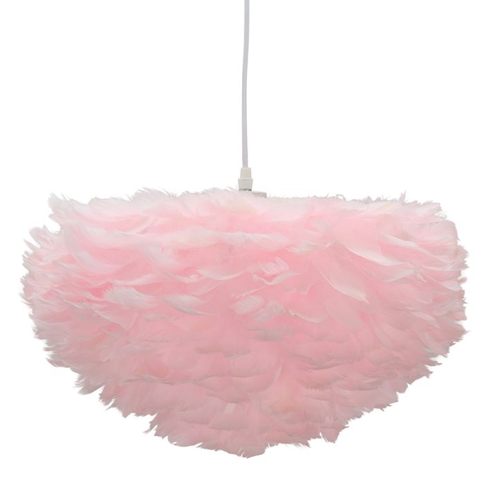 Fabric pendant light pink, Suzie