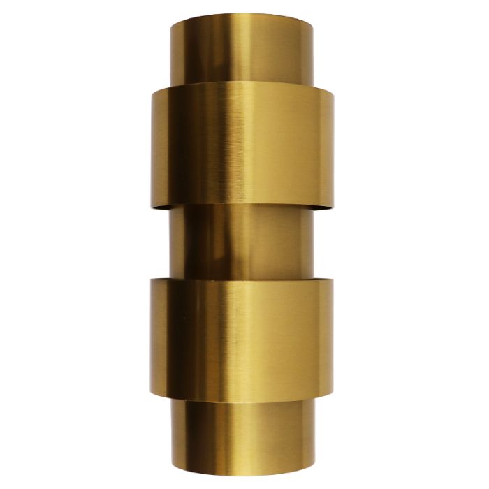 Modern wall light brass, Ludo