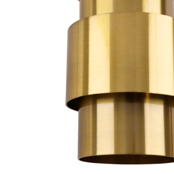 Modern wall light brass, Ludo