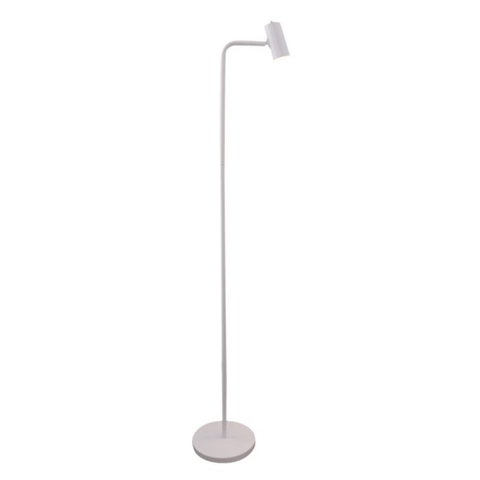 Modern floor lamp white, Carlos, with switch
