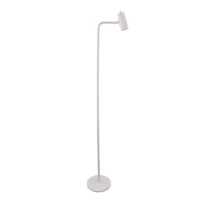 Modern floor lamp white, Carlos, with switch