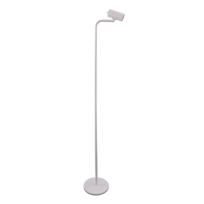 Modern floor lamp white, Carlos, with switch