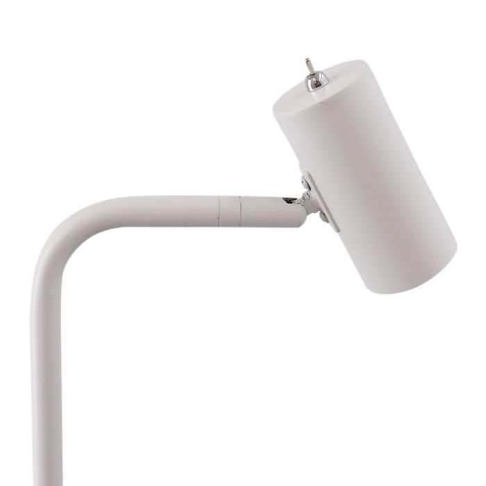 Modern floor lamp white, Carlos, with switch
