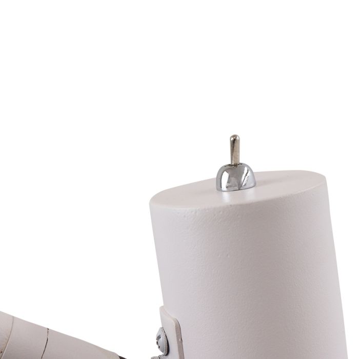 Modern floor lamp white, Carlos, with switch