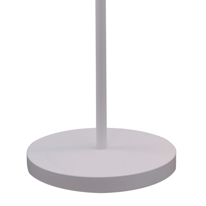 Modern floor lamp white, Carlos, with switch