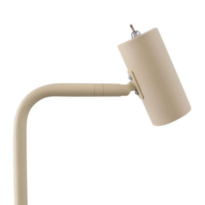Modern floor lamp beige, Carlos, with switch