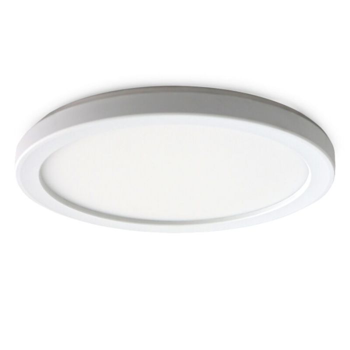 Plastic bathroom ceiling light white, Shivani, 8W, 3000K LED, IP44