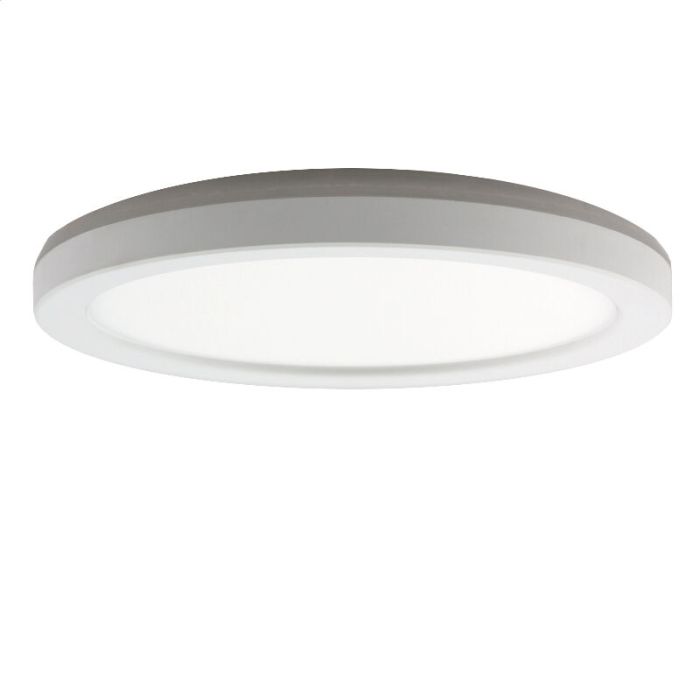Plastic bathroom ceiling light white, Shivani, 8W, 3000K LED, IP44
