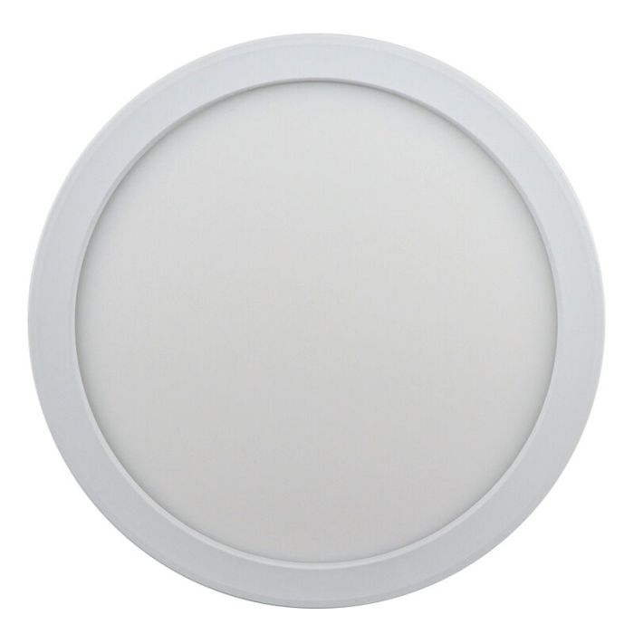 Plastic bathroom ceiling light white, Shivani, 8W, 3000K LED, IP44