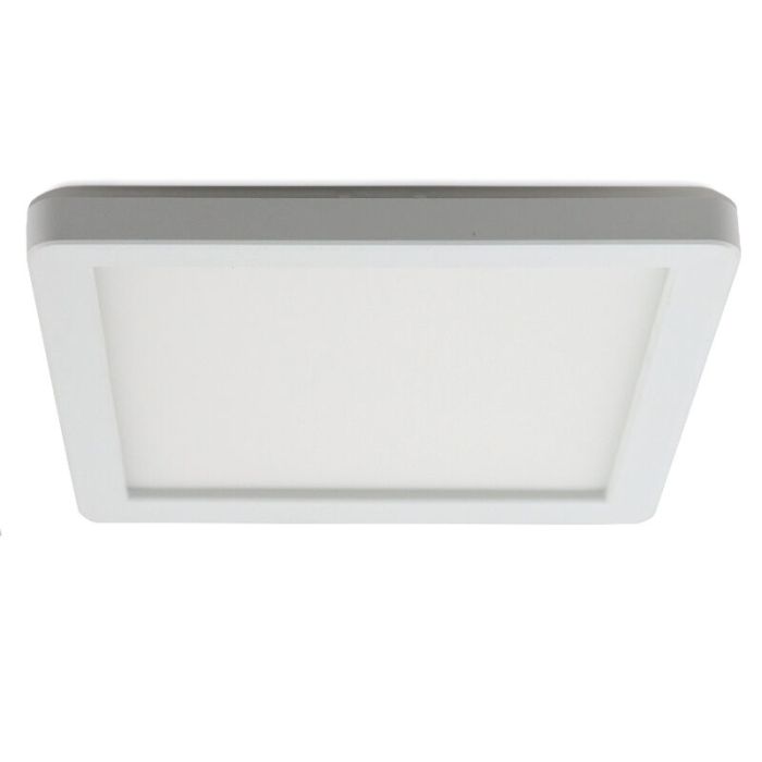 Plastic bathroom ceiling light white, Shivani, 15W, 3000K LED, IP44