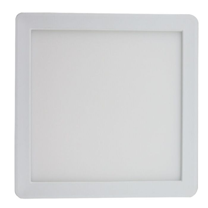 Plastic bathroom ceiling light white, Shivani, 15W, 3000K LED, IP44