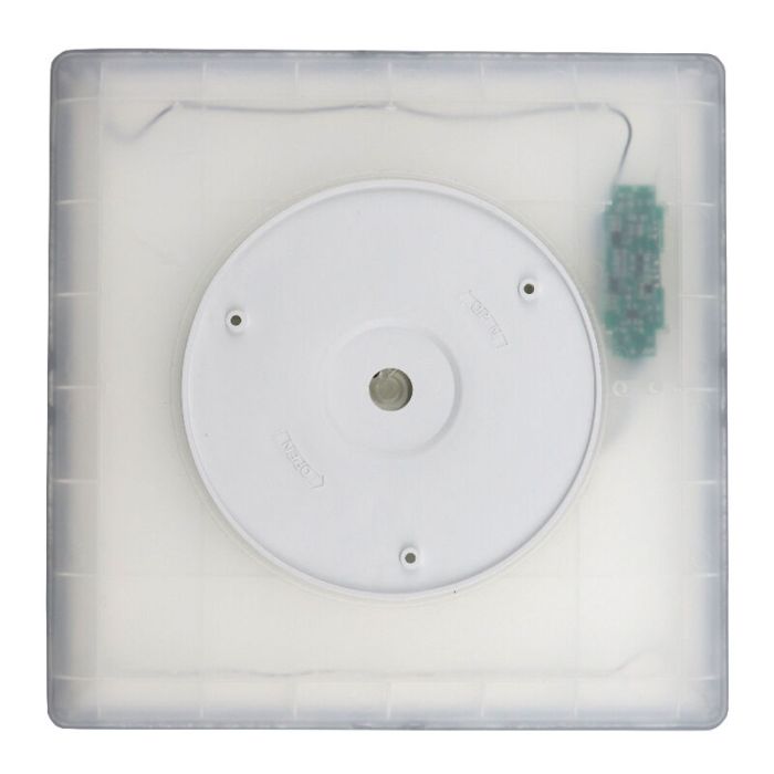 Plastic flush ceiling light white, Shona, 18W, 3000K LED, 3-step dimmable
