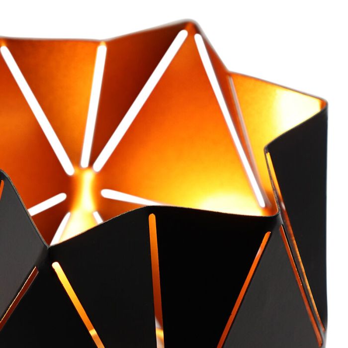 Modern table lamp gold, Sivar, with switch