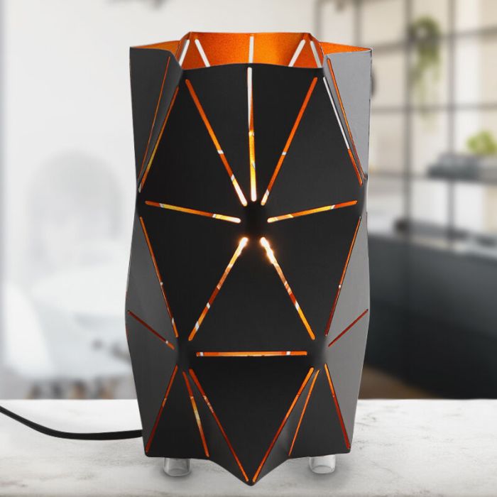 Modern table lamp gold, Sivar, with switch