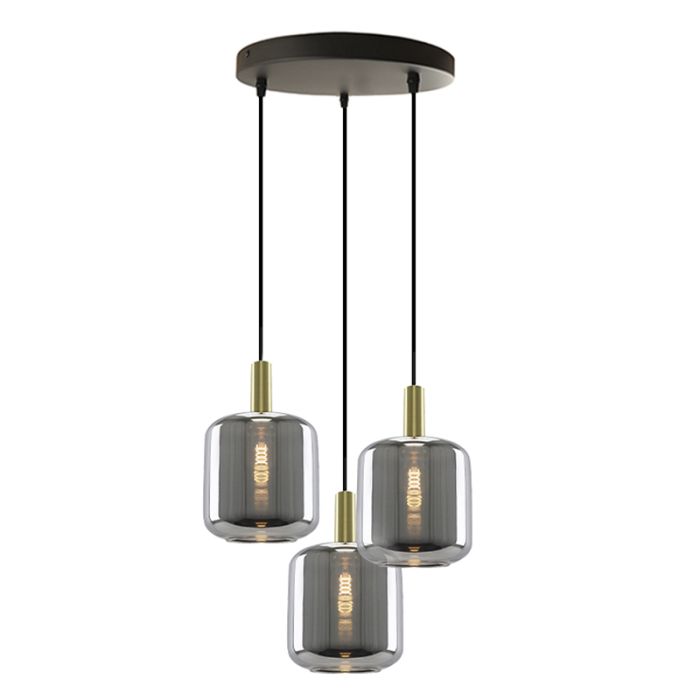 Aluminium pendant light without shade black, Rika