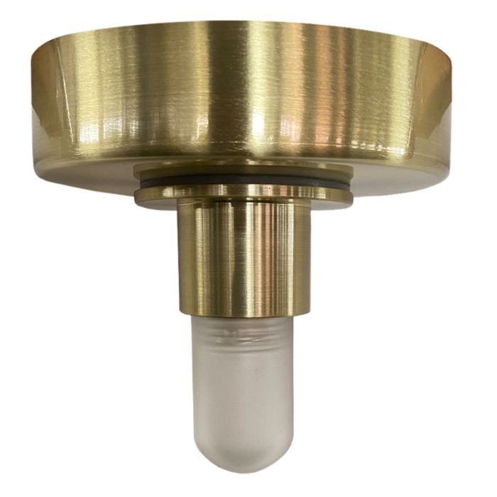 Plastic ceiling cap gold, Aafje, IP44