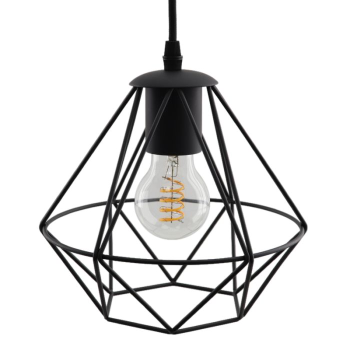 Industrial pendant light black, Jochem