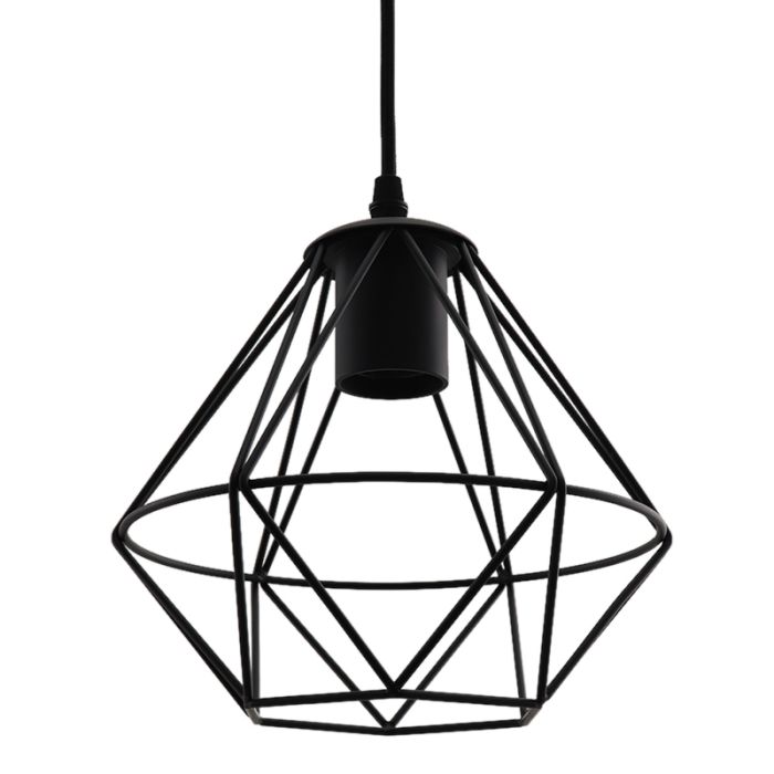 Industrial pendant light black, Jochem