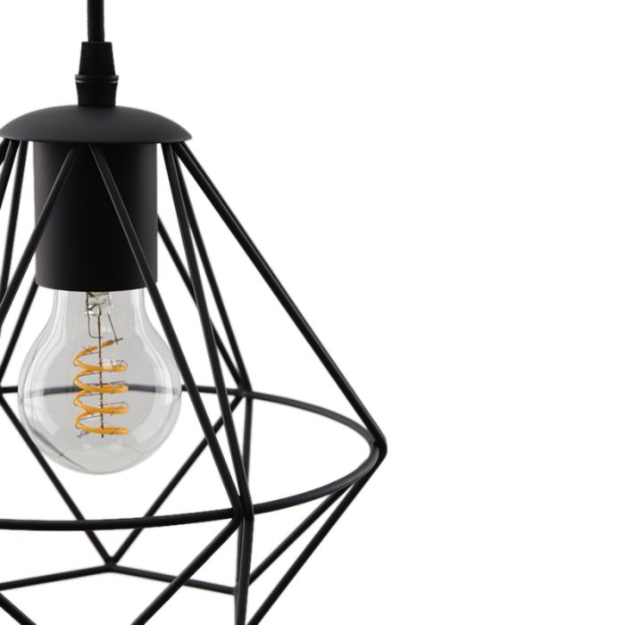 Industrial pendant light black, Jochem