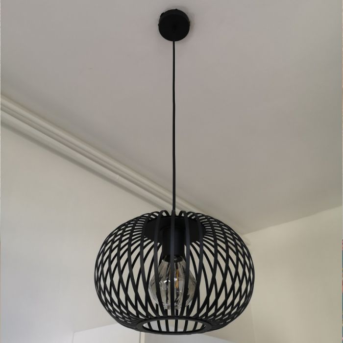 Industrial pendant light black, Lieve