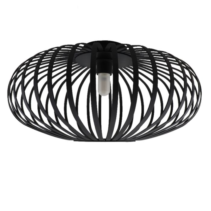 Industrial bathroom ceiling light black, Lieve, IP44