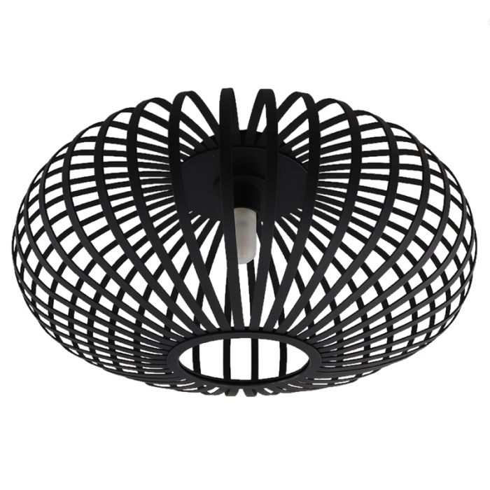 Industrial bathroom ceiling light black, Lieve, IP44
