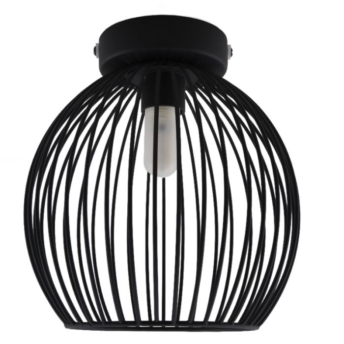 Industrial bathroom ceiling light black, Wiro, IP44