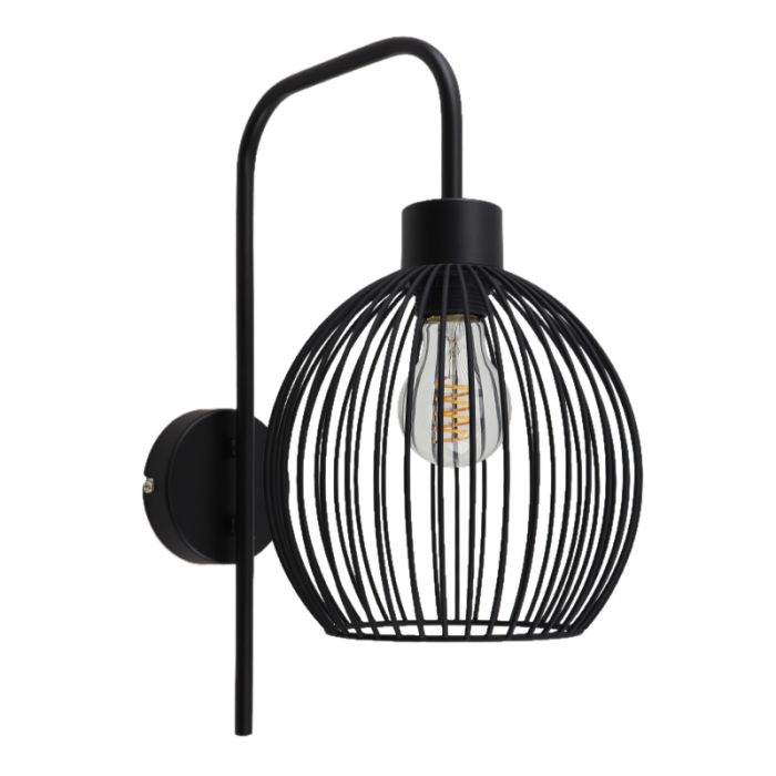 Industrial wall light black, Wiro