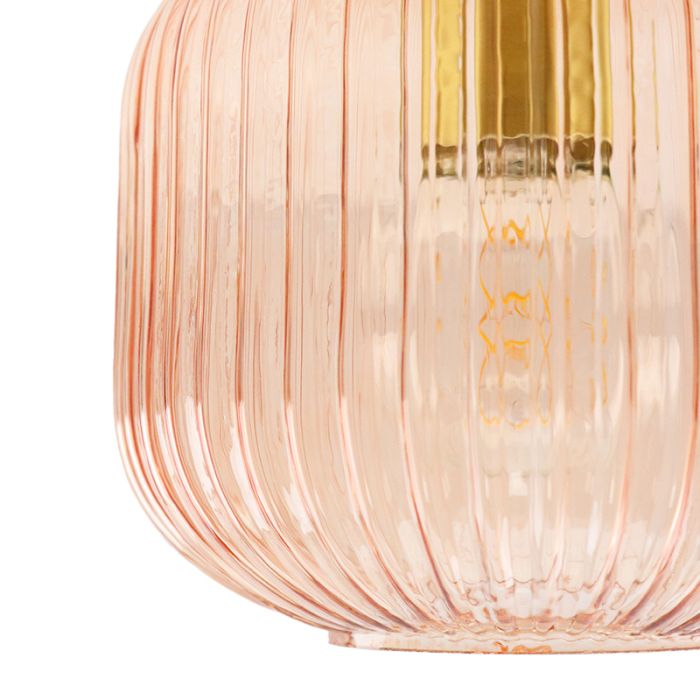 Retro ceiling light pink, Charlois