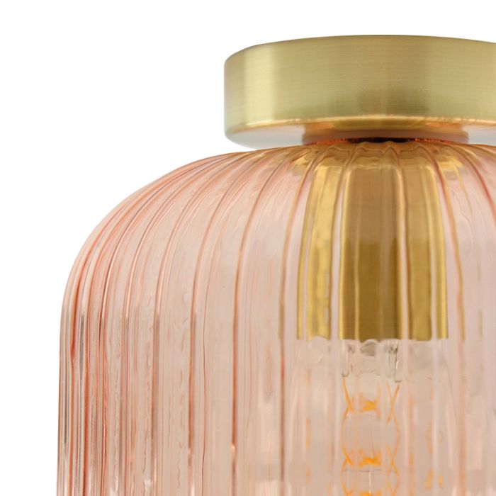 Retro ceiling light pink, Charlois