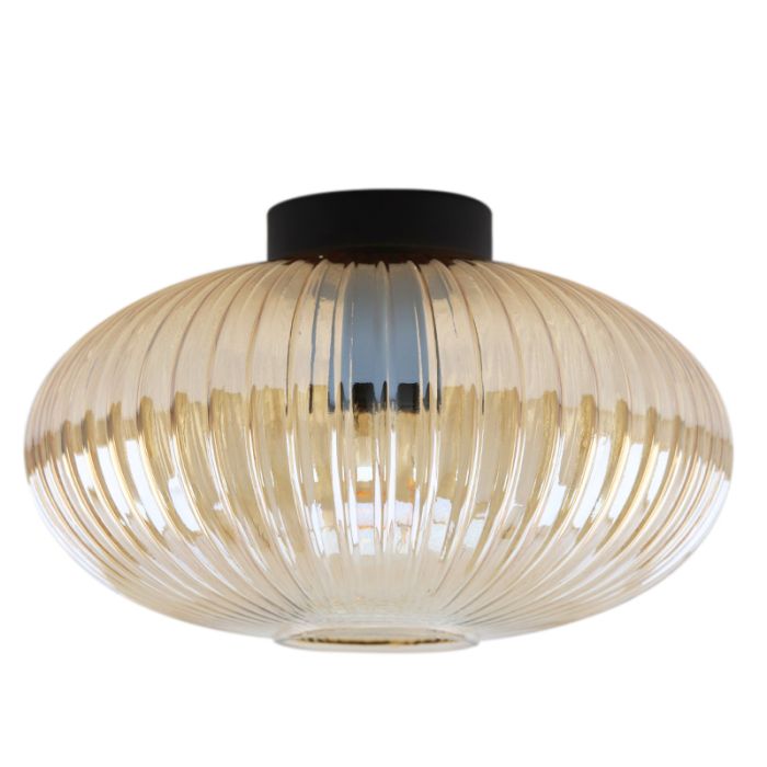 Design flush ceiling light amber, Charlois