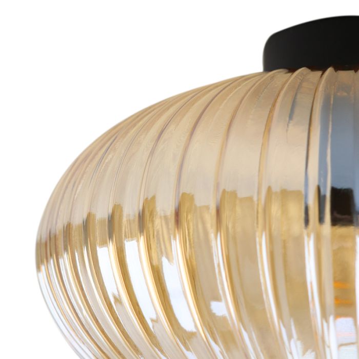 Design flush ceiling light amber, Charlois