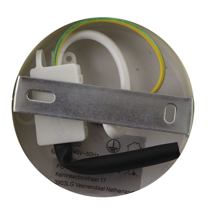Industrial flush ceiling light yellow, Lieve