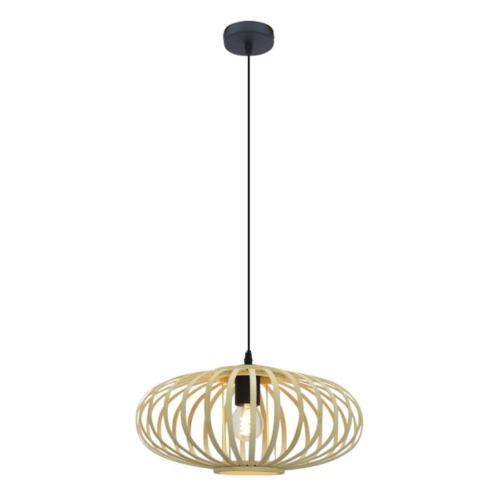 Bamboo pendant light brown, Lieve
