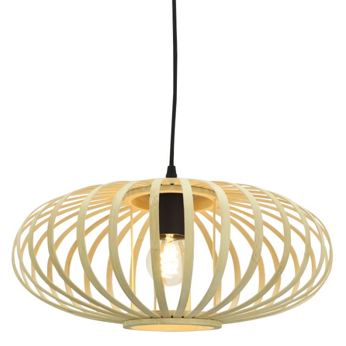Bamboo pendant light brown, Lieve