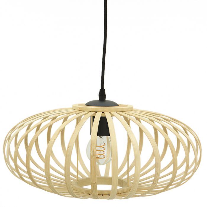 Bamboo pendant light brown, Lieve