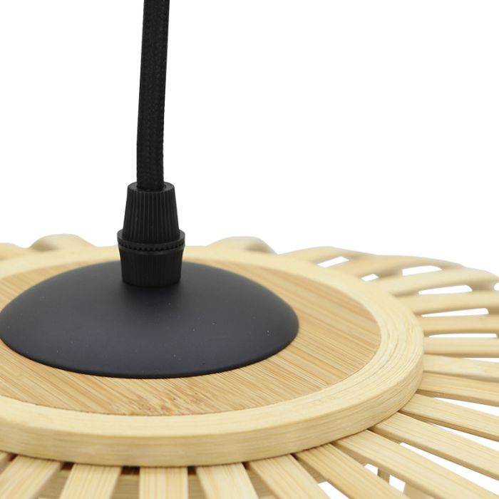 Bamboo pendant light brown, Lieve