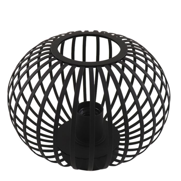 Industrial table lamp black, Lieve, with switch