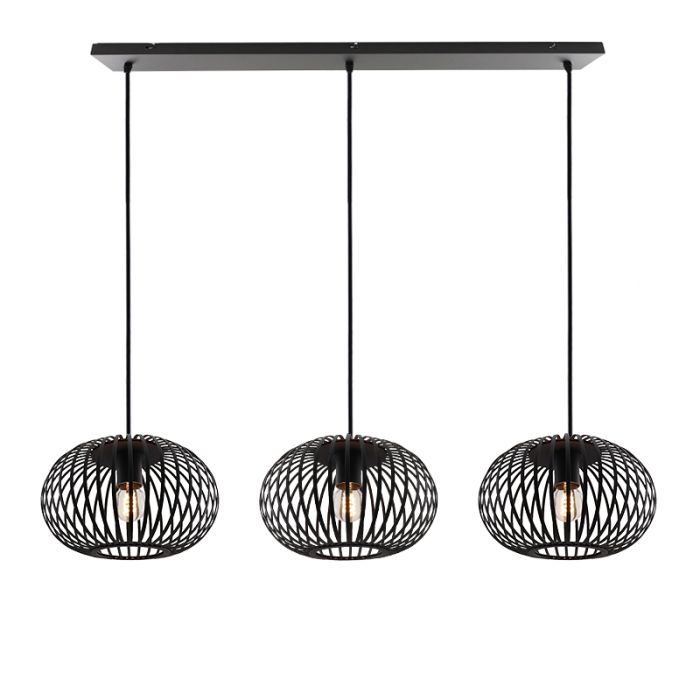 Industrial pendant light black, Lieve