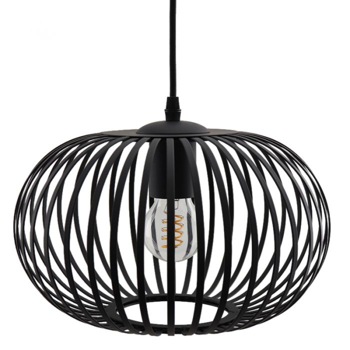 Industrial pendant light black, Lieve
