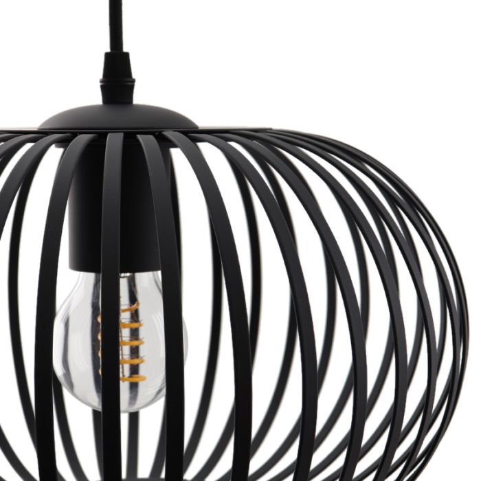 Industrial pendant light black, Lieve