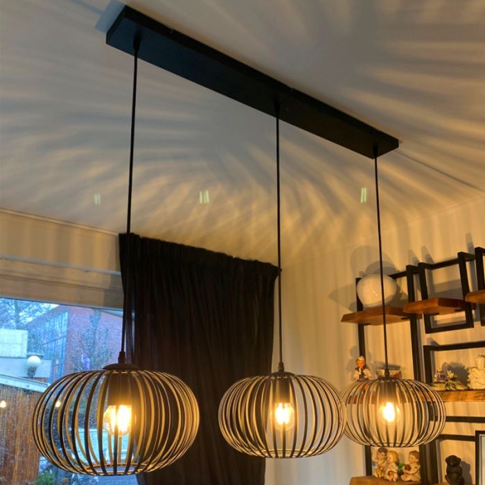 Industrial pendant light black, Lieve